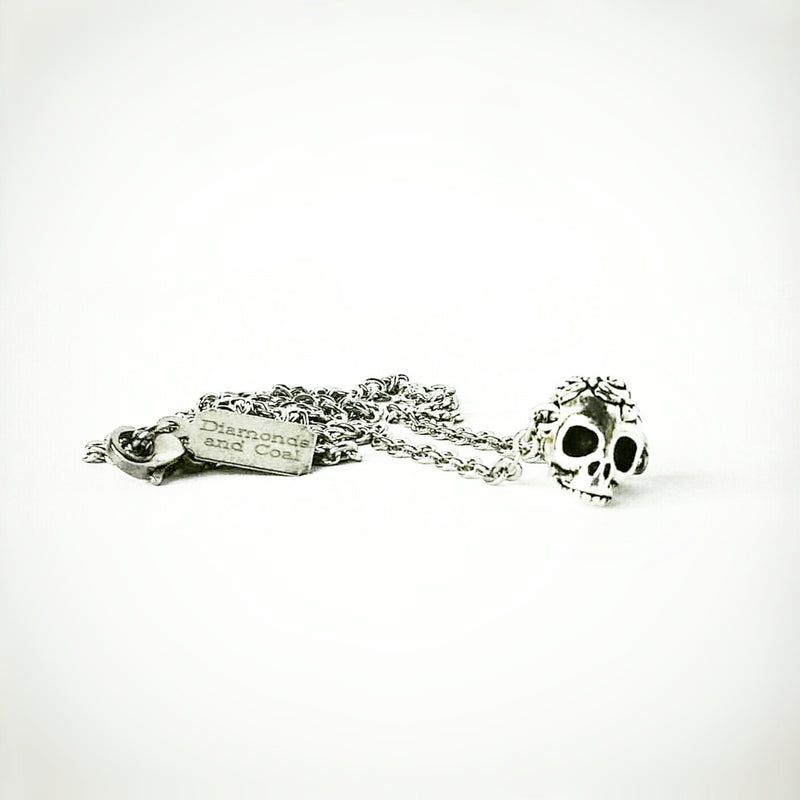 Tiny Day of the Dead Sugar Skull Silver Holiday Special