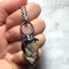 Electroformed Fossilized Sea Shell Necklace #1