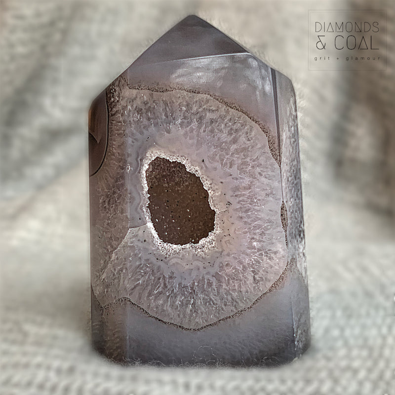 Druzy Agate Tower #7