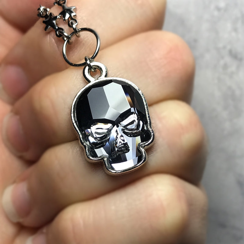 Swarovski skull pendant deals