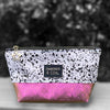 Essentials Pouch - Ink Splatter (Pink)