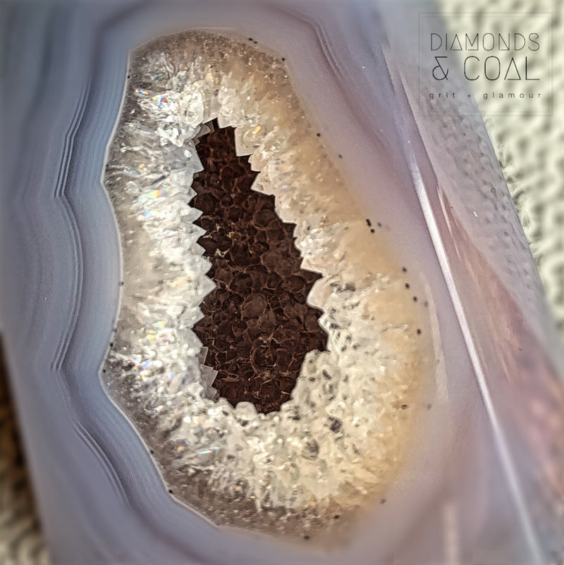 Natural store druzy agate