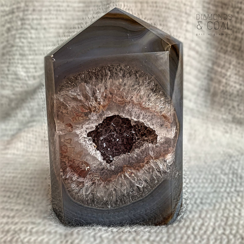 Druzy Agate Tower #1