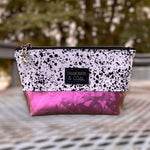 Essentials Pouch - Ink Splatter (Pink)