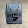 Electroformed Amethyst Point Necklace #2