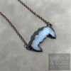 Electroformed Druzy Fangs Necklace #2
