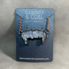 Electroformed Druzy Fangs Necklace #1