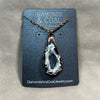 Electroformed Geode Slice Necklace #1