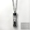 Iceland Black Sands of Time Hourglass Necklace