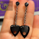 Limited Edition! Stainless Steel Planchette Earrings